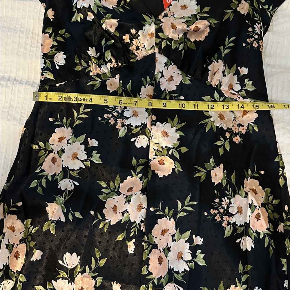 The Occasion by Old Navy Floral Black Maxi Dress with Flutter Sleeves M Tall - Picture 9 of 9